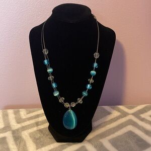 Kohl’s Blue Gemstone Neckalce